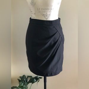 Aryn K black skirt